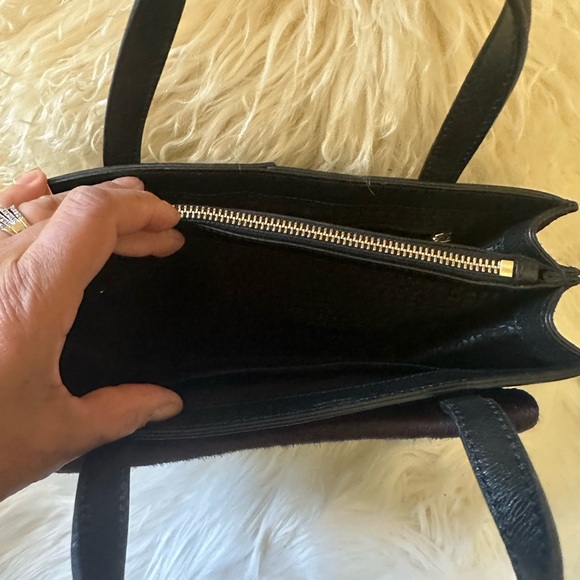 KATE SPADE Hyde Place Small Zarinah Micropebble Leather Haircalf Satchel. - Picture 9 of 12